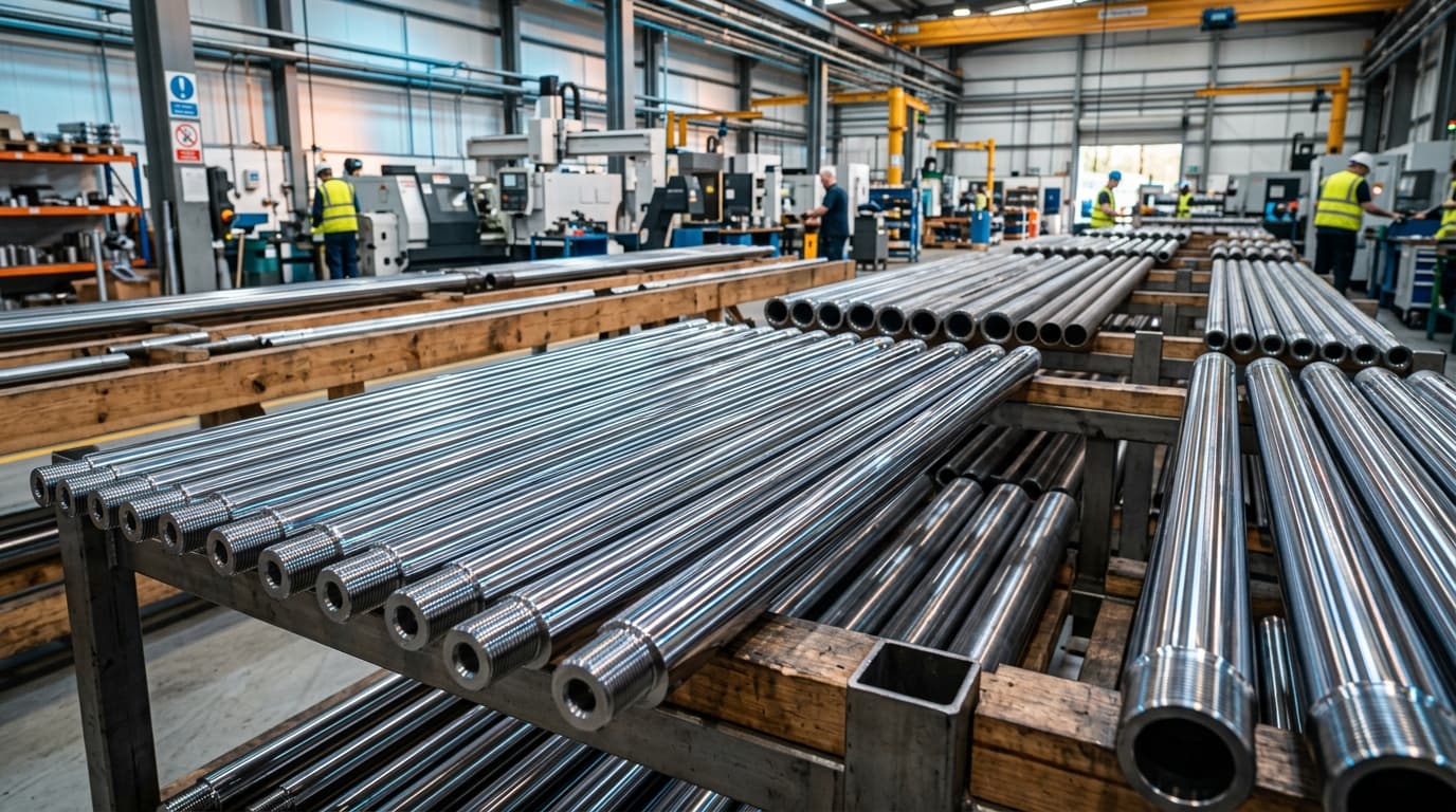 Hard Chrome Plated Piston Rods: Manufacturing Standards, Induction Hardening