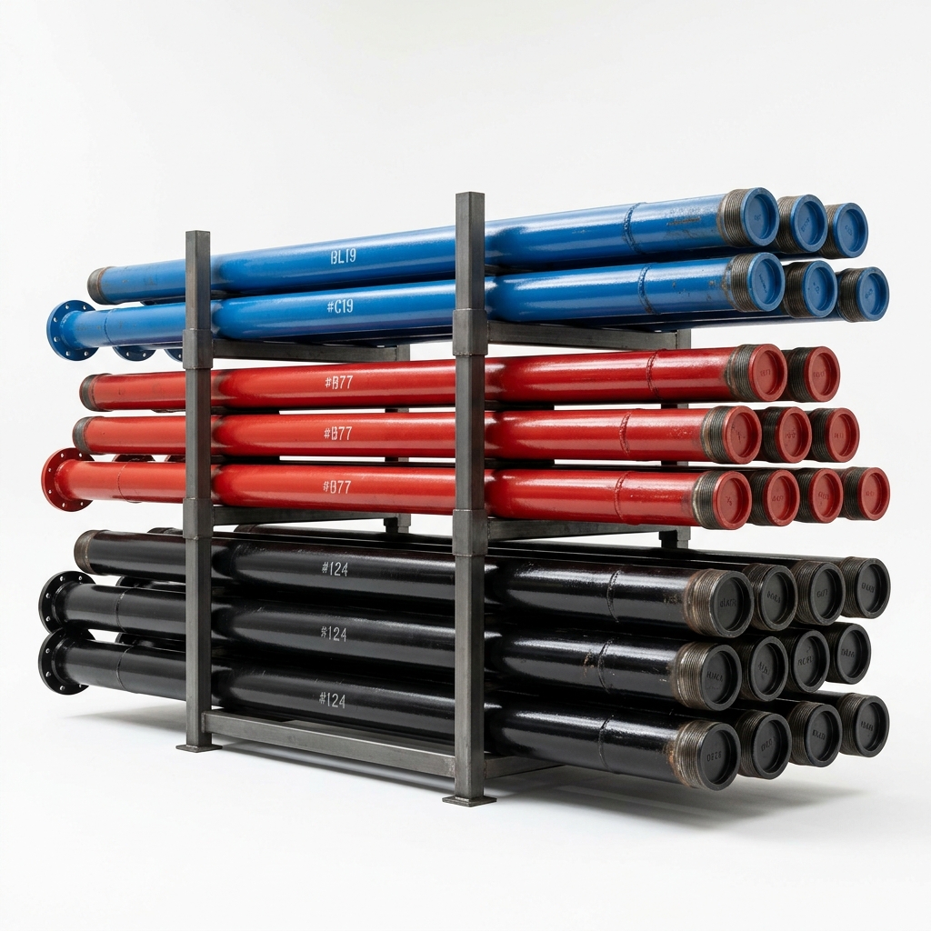 Painted Pipes ( Black, Red and Blue )